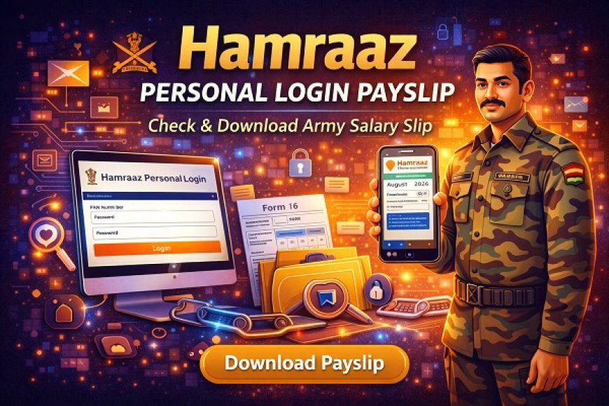 Hamraaz Personal Login Payslip 2026: Check Army Salary Slip Online
