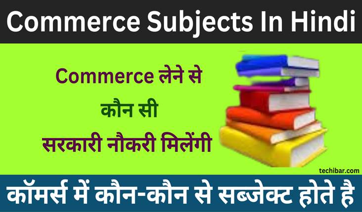 कॉमर्स में कौन-कौन से सब्जेक्ट होते है। Commerce Subjects In Hindi
